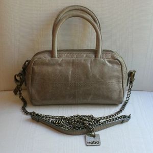 Hobo International Taupe Leather With Chain Strap